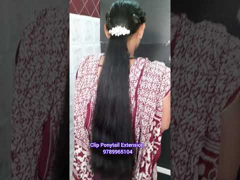 Ponytail Clip Extension Near By 8015885438/9789965104 #cliphairstyle #ponytail #ponytailhairstyles