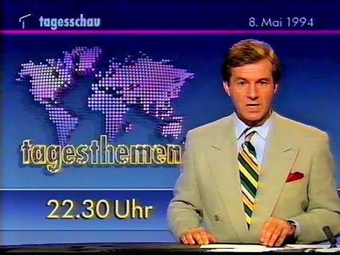 ARD Tagesschau Folgen vom 30. April 1994  bis  15. Mai 1994  (Schröder, Beckenbauer  ua.)