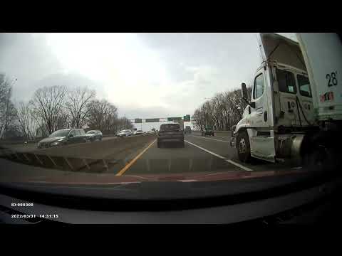 I 95 South Bridgeport CT towards Greenwich CT - March 31 2022