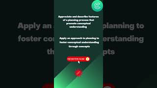 MYP Unit Planning for Conceptual Understanding, 29th April