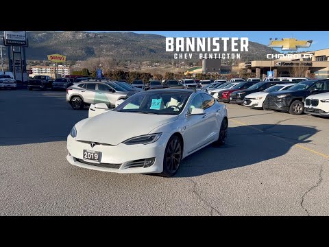 2019 Tesla Model S Performance AWD w/Ludicrous Mode *Ltd Avail* in White for sale at Bannister Chevrolet Penticton in Penticton, BC