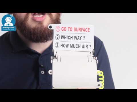 Scubapro Wrist Slates - www.simplyscuba.com