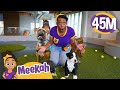 Meekah Pets Cute Puppies At Pet Space Learn To Take Care Of Animals Blippi Meekah Kids TV