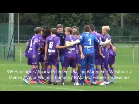 U15 SW Harelbeke (IntProv) Kampioen terugronde 2016 & hoogtepunten & titelviering