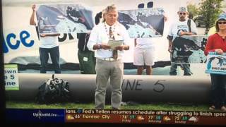 While Enbridge conducts spill response, Citizens call for shutdown of Line 5