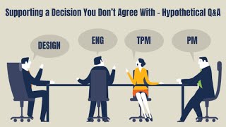 How would you support a decision you do not agree with? Hypothetical Q&A