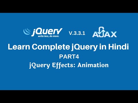 jQuery Effects Animation in Hindi Part4