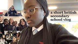 a short british secondary school vlog ✮⋆˙ || day in my life, winter vlog❄️