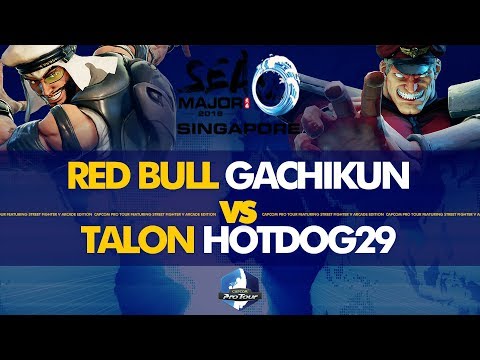 Red Bull Gachikun (Rashid) vs Talon HotDog29 (M. Bison) - SEA Major 2019 Top 8  - CPT 2019