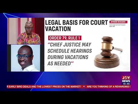 Nana Agyei Baffour argues his case on legal vacation, why this is strange and what needs to be done.