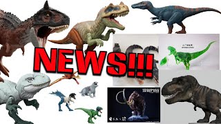NEWS!!! New Mattel Jurassic World CARNOTAURUS revealed! More Mattel images!!