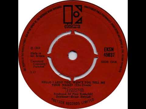 UK New Entry 1968 (186) The Doors - Hello I Love You, Won't You Tell Me Your Name