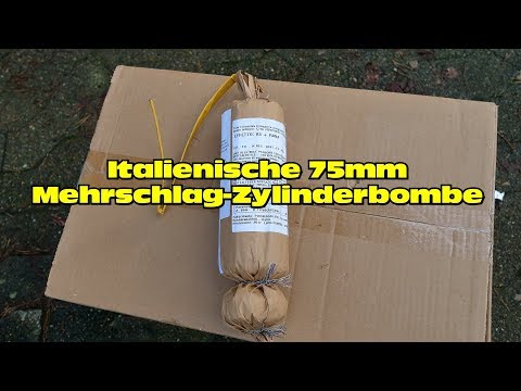 Piromagia 75mm Mehrschlag-Zylinderbombe Salut