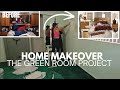 Home Makeover THE GREEN ROOM PROJECT Affordable Bedroom Makeover