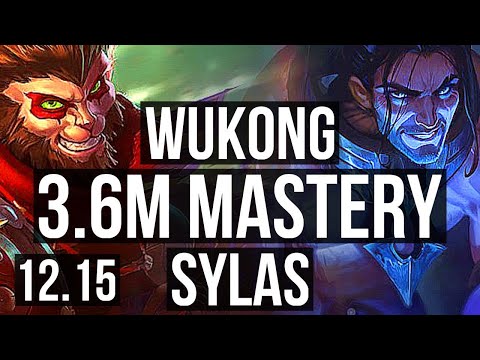 WUKONG vs SYLAS (MID) | 3.6M mastery, 1200+ games, 8/2/8 | EUW Master | 12.15