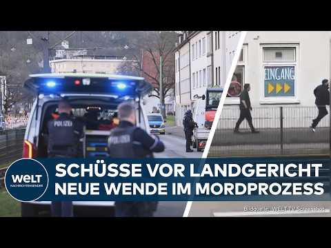 BIELEFELD: Blutige Eskalation vor Gericht - Vier Verletzte nach Schüssen