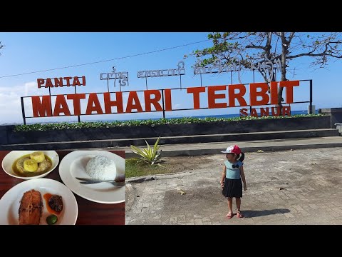Jalan-jalan de Pantai Matahari Terbit Sanur e Makan de Warung Pak Ada || Travel Vlog