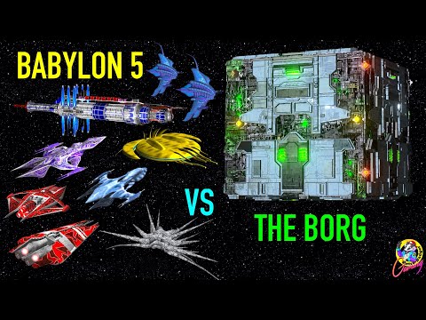 Babylon 5 Universe (Fleets) VS The BORG! - Multiple Battles - Star Trek Starship Battles