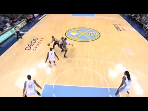 Derrick Favors Drives   Finishes   Jazz vs Nuggets   December 13  2013   NBA 2013 14 Season