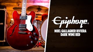 Video thumbnail for Peach Picks | Epiphone Noel Gallagher Riviera Dark Wine Red by Peach Guitars