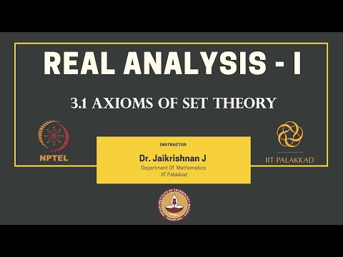 3.1 Axioms of Set Theory