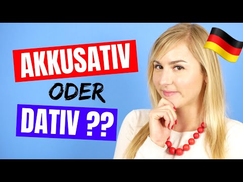 Perfektes Deutsch lernen: Akkusativ & Dativ │ Die einfachsten Regeln!