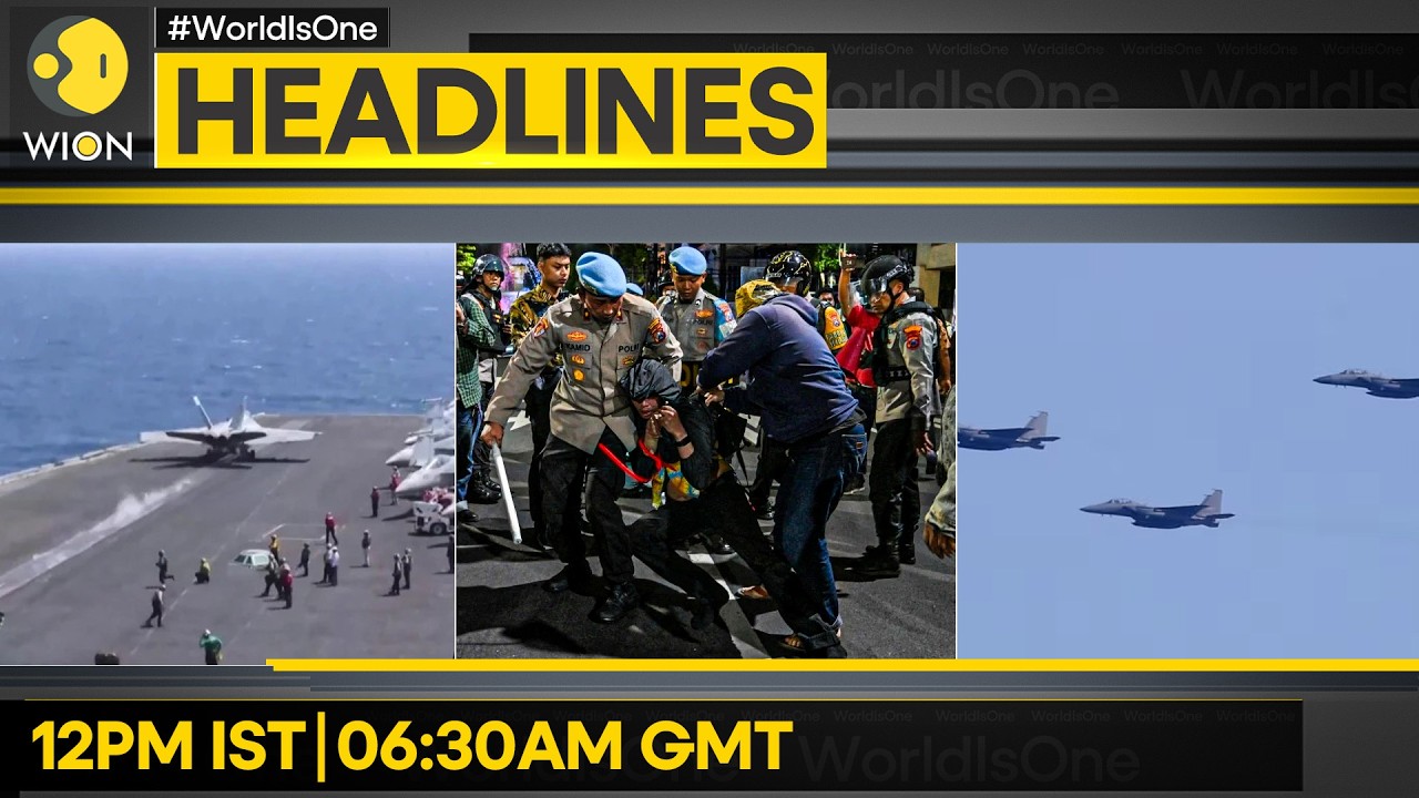 Seoul Reacts to Chinese, Russian Aircraft | Dozens Arrested After Indonesia Protest | WION Headlines
