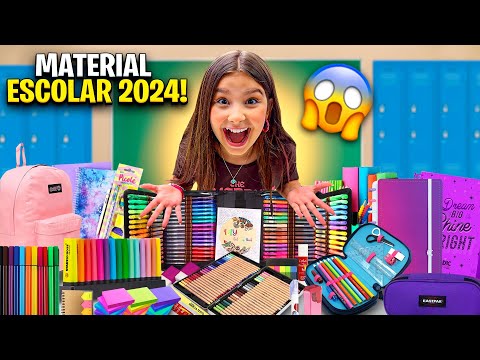 COMPRANDO MEU MATERIAL ESCOLAR 2024