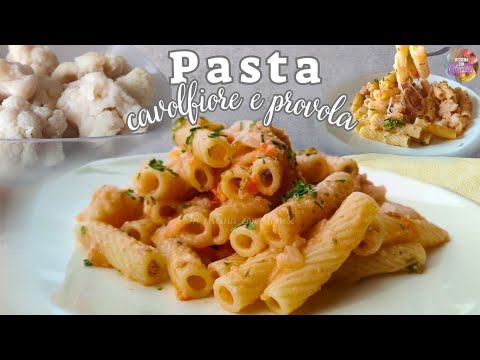 PASTA CAVOLFIORE E PROVOLA filante e gustosa - come recuperare il cavolfiore bollito avanzato