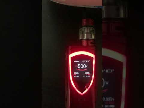 Part of a video titled How to Adjust OHMs in Smok Procolor/Mag/X Priv/Devilkin - YouTube