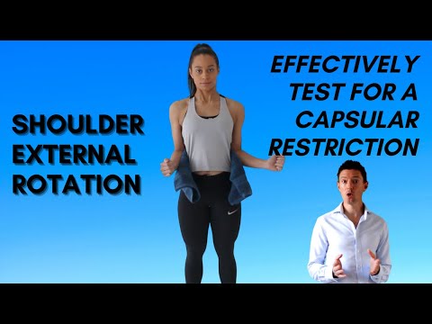 Shoulder Rotation Test - Is There a Capsular Restriction?