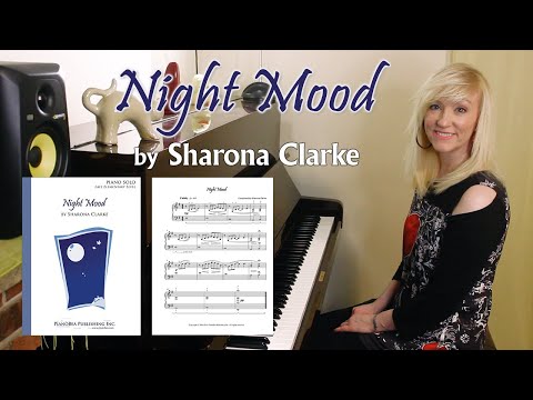 Night Mood - Sharona Clarke | Relaxing easy piano