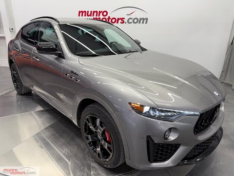 2022 Maserati Levante Modena 3.0L in Gray for sale at Munro Motors in Brantford, ON
