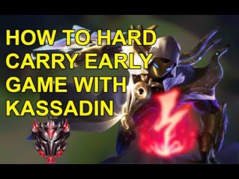 HOW TO CARRY CARRY EARLY GAME WITH KASSADIN? WIN HARD VS BAD MATCHUPS - Kassadin vs Wukong Mid