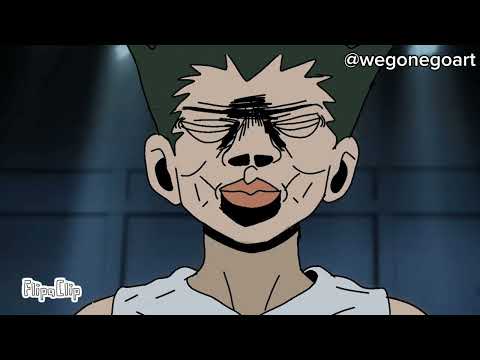 Pitou begging to Gon during the Chimera Ant arc