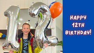 Happy birthday! Celebrating his 12th birthday!