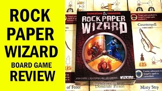Rock Paper Wizard (Dungeons & Dragons) Board Game Review & Runthrough
