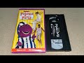 Opening And Closing To Barney S Pajama Party 2001 VHS
