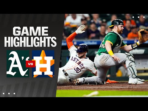 A's vs. Astros Game Highlights (5/16/24) | MLB Highlights
