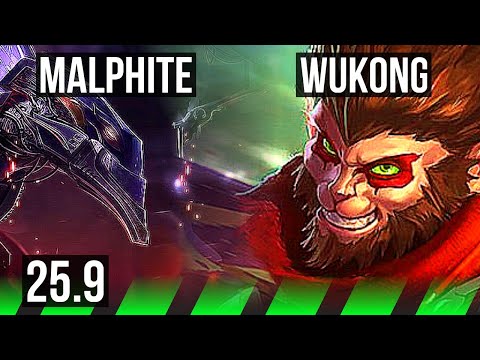 MALPHITE vs WUKONG (JGL) | NA Master | 25.9