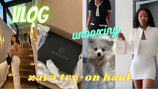 VLOG: Zara summer haul ,story time , unboxing and cooking