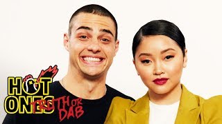 Noah Centineo and Lana Condor Play Truth or Dab | Hot Ones video