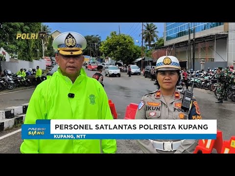 POLRESTA KUPANG REKAYASA LALIN SAAT PEMAKAMAN USKUP AGUNG KUPANG