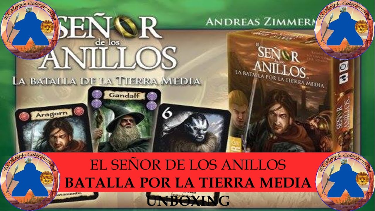 El Señor de los Anillos. La Batalla por la Tierra Media Juego de Mesa - Unboxing (#128)