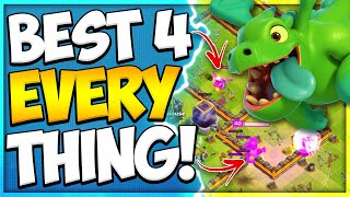 You Can Do Anything With This Army! TH10 Queen Charge Mass Baby Dragon in Clash of Clans