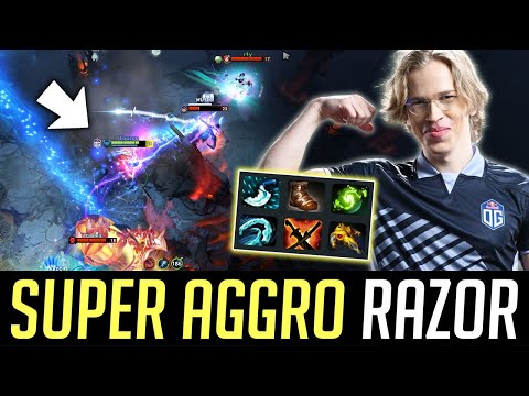 Topson just made RAZOR 2x ANNOYING - SUPER AGGRESSIVE DOTA 2