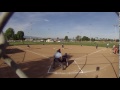 Tough Backhand play at 3B- Varsity softball