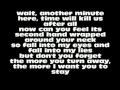 Evans Blue - Cold But I'm Still Here Lyrics