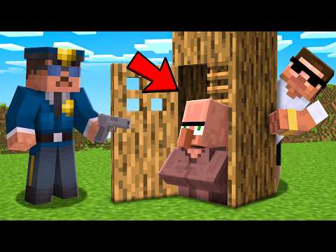 Using Secret Bases to Hide from Police in Minecraft..