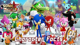 Sonic Forces Speed Battle: All Characters with Trivia Sonic Forces Speed Battle: All Characters with Trivia